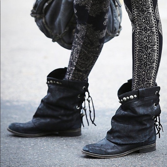 Free People Shoes - Free People Wayland Slouch Booties Boots 38